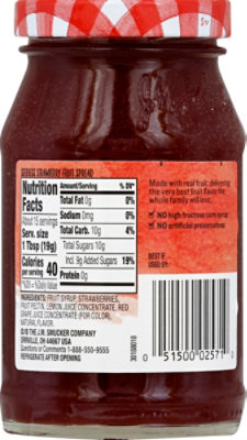 Smuckers Simply Fruit Spreadable Fruit Seedless Strawberry - 10 Oz - Image 3