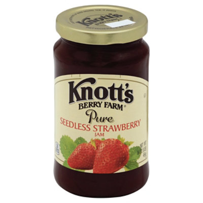 Knotts Berry Farm Jam Pure Seedless Strawberry - 16 Oz