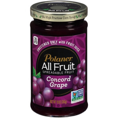 Polaner All Fruit Spreadable Fruit Non-GMO Concord Grape - 10 Oz - Image 3