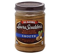 Laura Scudders Peanut Butter Old Fashioned Smooth - 16 Oz