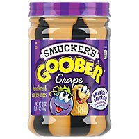 Smuckers Gooper Peanut Butter & Jelly Stripes Grape - 18 Oz - Image 1