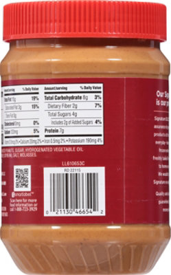 Signature SELECT Peanut Butter Creamy - 28 Oz - Image 6