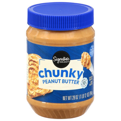 Signature SELECT Peanut Butter Chunky - 28 Oz - Image 1