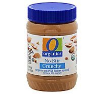O Organics Organic Peanut Butter Spread No Stir Crunchy - 18 Oz
