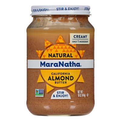 MaraNatha Almond Butter Roasted Creamy - 16 Oz - Image 1