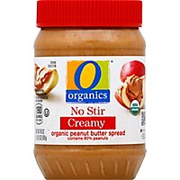 O Organics Organic Peanut Butter Spread No Stir Creamy - 18 Oz - Image 2