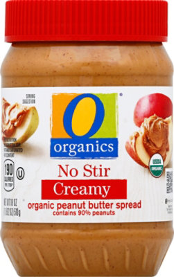 O Organics Organic Peanut Butter Spread No Stir Creamy - 18 Oz - Image 2