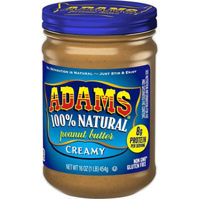 Adams Peanut Butter Creamy - 16 Oz - Image 4
