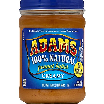 Adams Peanut Butter Creamy - 16 Oz - Image 2
