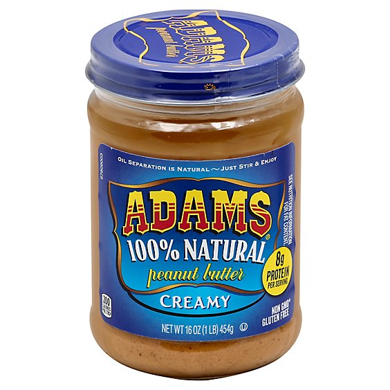Adams Peanut Butter Creamy - 16 Oz