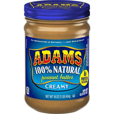 Adams Peanut Butter Creamy - 16 Oz - Image 2