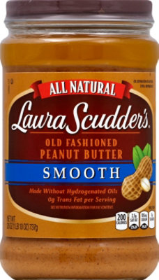 Laura Scudders Peanut Butter Old Fashioned Smooth - 26 Oz - Image 2