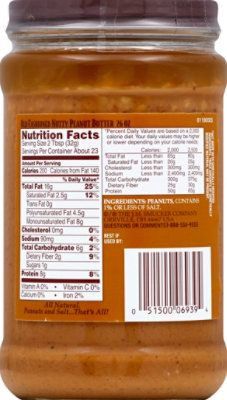 Laura Scudders Peanut Butter Old Fashioned Nutty - 26 Oz - Image 3