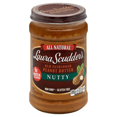 Laura Scudders Peanut Butter Old Fashioned Nutty - 26 Oz - Image 1