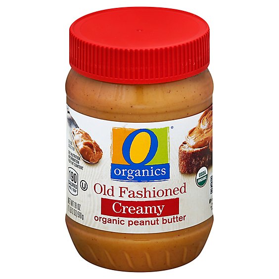 O Organics Organic Peanut Butter Spread Old Fashioned Creamy - 18 Oz
