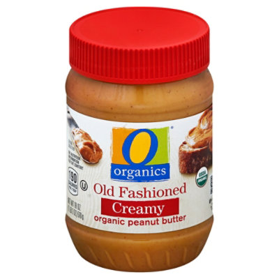 O Organics Organic Peanut Butter Spread Old Fashioned Creamy 18 Oz