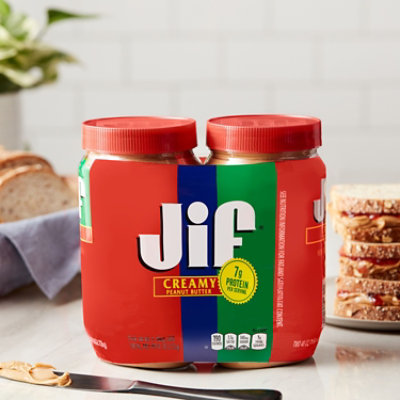 Jif Peanut Butter Creamy Twin Pack - 2-40 Oz - Image 4