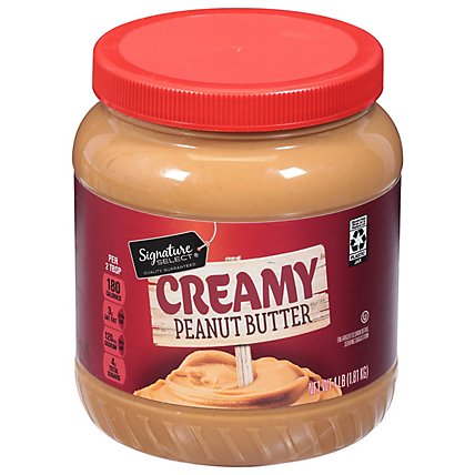 Signature SELECT Peanut Butter Creamy - 64 Oz - Image 3