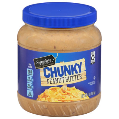 Signature SELECT Peanut Butter Chunky - 64 Oz
