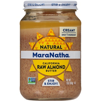 MaraNatha Almond Butter Creamy - 16 Oz - Image 2