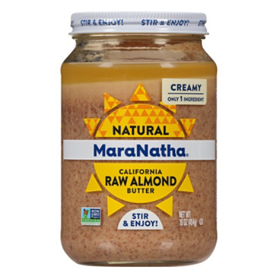 MaraNatha Almond Butter Creamy - 16 Oz - Image 1