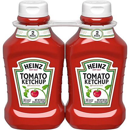 Heinz Tomato Ketchup Bottles - 2-50.5 Oz - Image 5