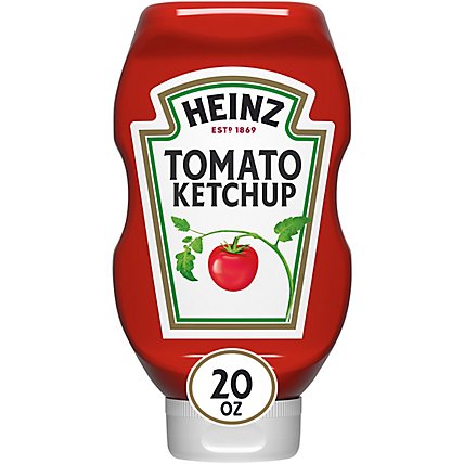 Heinz Tomato Ketchup Bottle - 20 Oz - Image 2