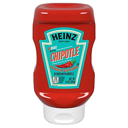Heinz Tomato Ketchup Bottle - 14 Oz - Image 2