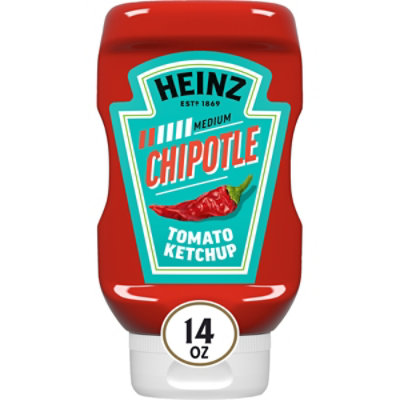 Heinz Tomato Ketchup Blended With Chipotle - 14 Oz Squeeze - Image 1
