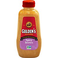 Gulden's Spicy Brown Mustard Squeeze Bottle - 12 Oz - Image 2