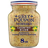 Grey Poupon Country Dijon Coarse Ground Mustard Jar - 8 Oz - Image 1