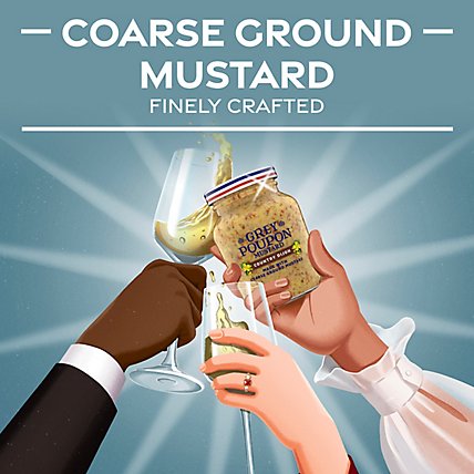 Grey Poupon Country Dijon Coarse Ground Mustard Jar - 8 Oz - Image 3