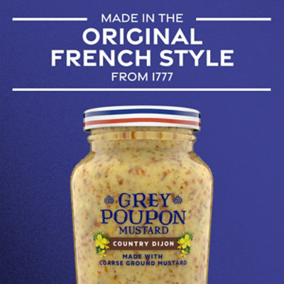 Grey Poupon Country Dijon Coarse Ground Mustard Jar - 8 Oz - Image 5