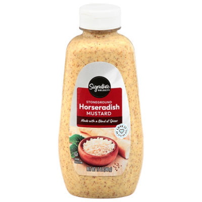 Signature SELECT Mustard Horseradish Stone Ground Bottle - 12 Oz