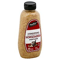 Signature SELECT Mustard Horseradish Stone Ground Bottle - 12 Oz - Image 1
