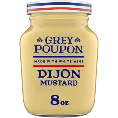 Grey Poupon Dijon Mustard Jar - 8 Oz - Image 1