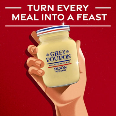 Grey Poupon Dijon Mustard Jar - 8 Oz - Image 2