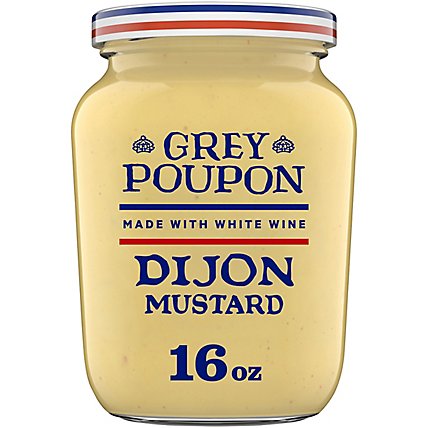 Grey Poupon Dijon Mustard Jar - 16 Oz - Image 1