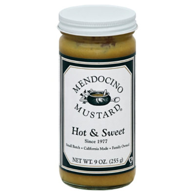 Mendocino Mustard Hot & Sweet - 9 Oz - Albertsons