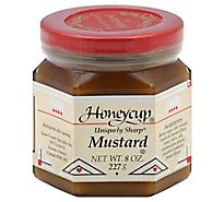 Honey Cup Mustard Uniquely Sharp - 8 Oz