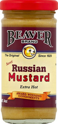 BEAVER Mustard Russian Extra Hot - 4 Oz - Image 2