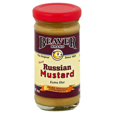 BEAVER Mustard Russian Extra Hot - 4 Oz - Jewel-Osco
