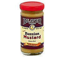 BEAVER Mustard Russian Extra Hot - 4 Oz