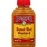 Beaver Brand Mustard Sweet Hot - 13 Oz - Image 1