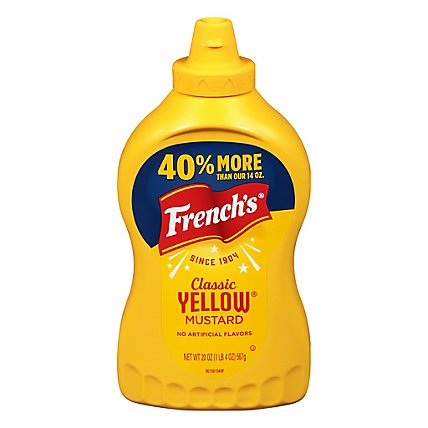 French's Classic Yellow Mustard - 20 Oz - Image 1