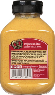 Silver Spring Mustard Beer n Brat Horseradish - 9.5 Oz - Image 5
