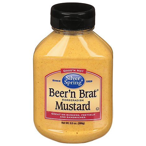Silver Spring Mustard Beer n Brat Horseradish - 9.5 Oz