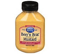 Silver Spring Mustard Beer n Brat Horseradish - 9.5 Oz