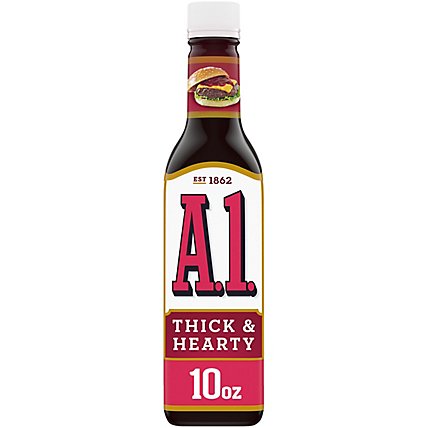 A.1. Thick & Hearty Sauce Bottle - 10 Oz - Image 1