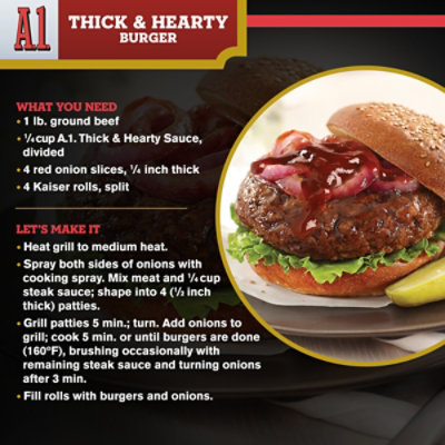 A.1. Thick & Hearty Sauce - 10 Oz - Image 4
